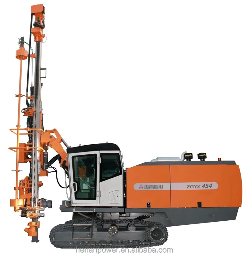 Hot Sale ZGYX 454T Integrated DTH Rock Drilling Machine With Compressor for Mining
