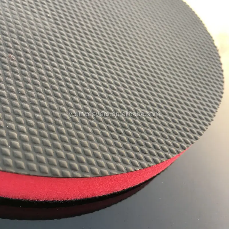 High Quality Medium Grade Red Foam 6 Inch Clay Pad Car Care Decontamination Clay Pad