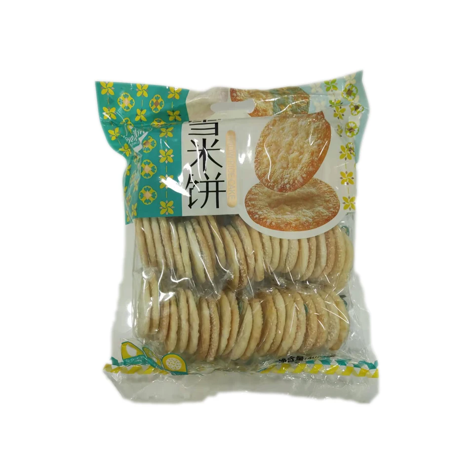 Delicious Rice Cracker Biscuit Snacks Made from rice Snowflake Rice Crackers Crispy and delicious