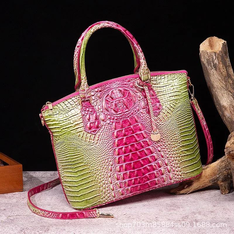New Arrival Retro Ladies Crossbody Bag Crocodile Pattern Tote Handbags PU leather Shoulder Bags women handbags ladies