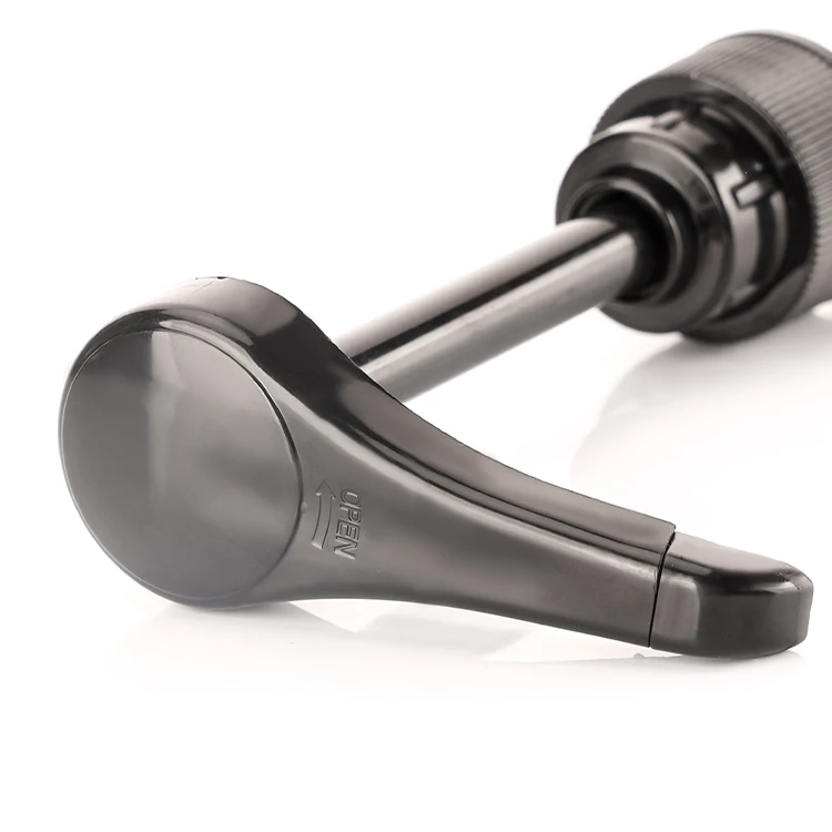 Manufacture Certificated 28/410 Food Grade Plastic black Pump sauce Dispenser Monin Syrup Pump