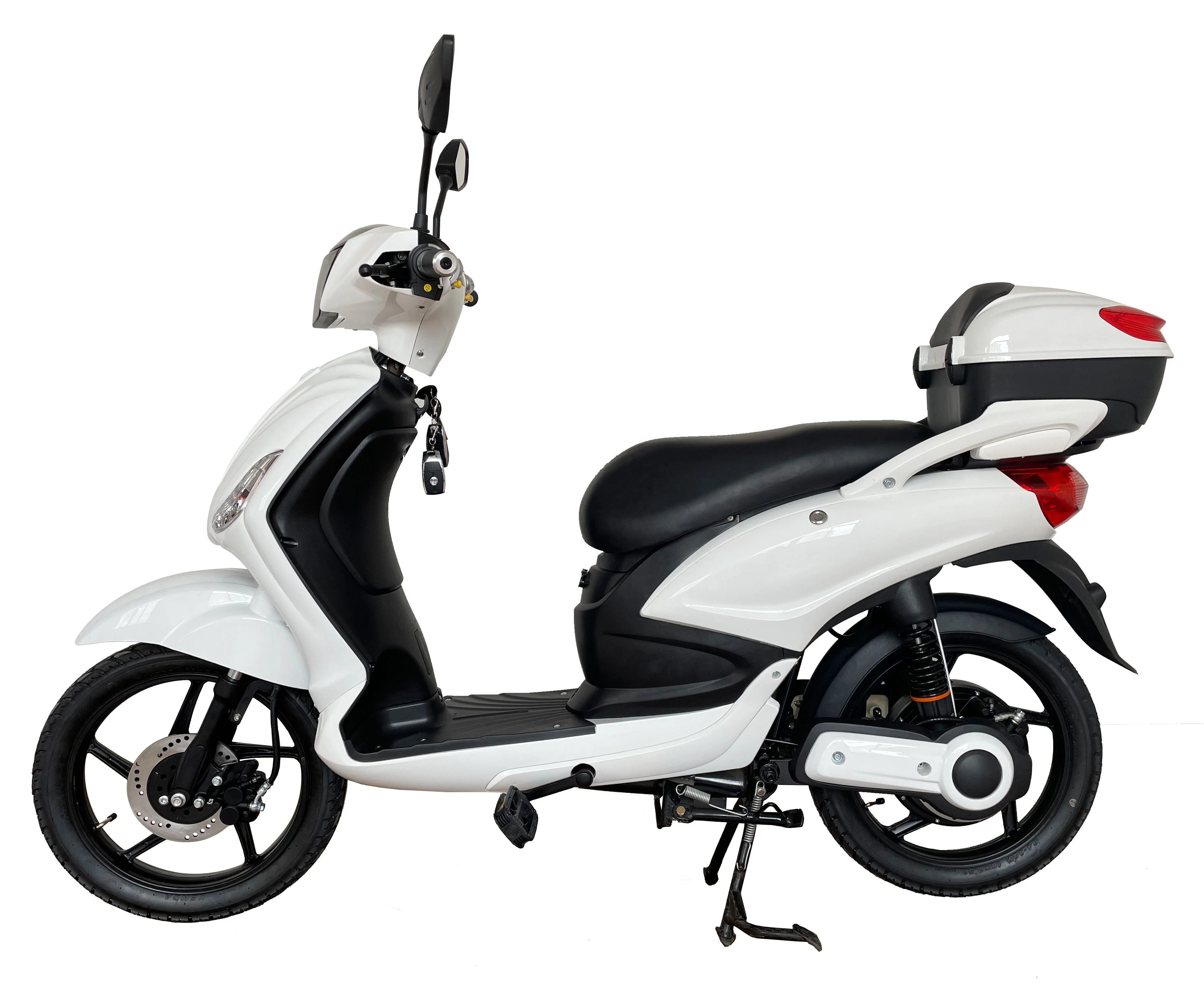 CE EEC Certified Light Weight Europe Style Pedal Assist Lead or Lithium Battery E Scooter With Full Colorful Display Bluetooth