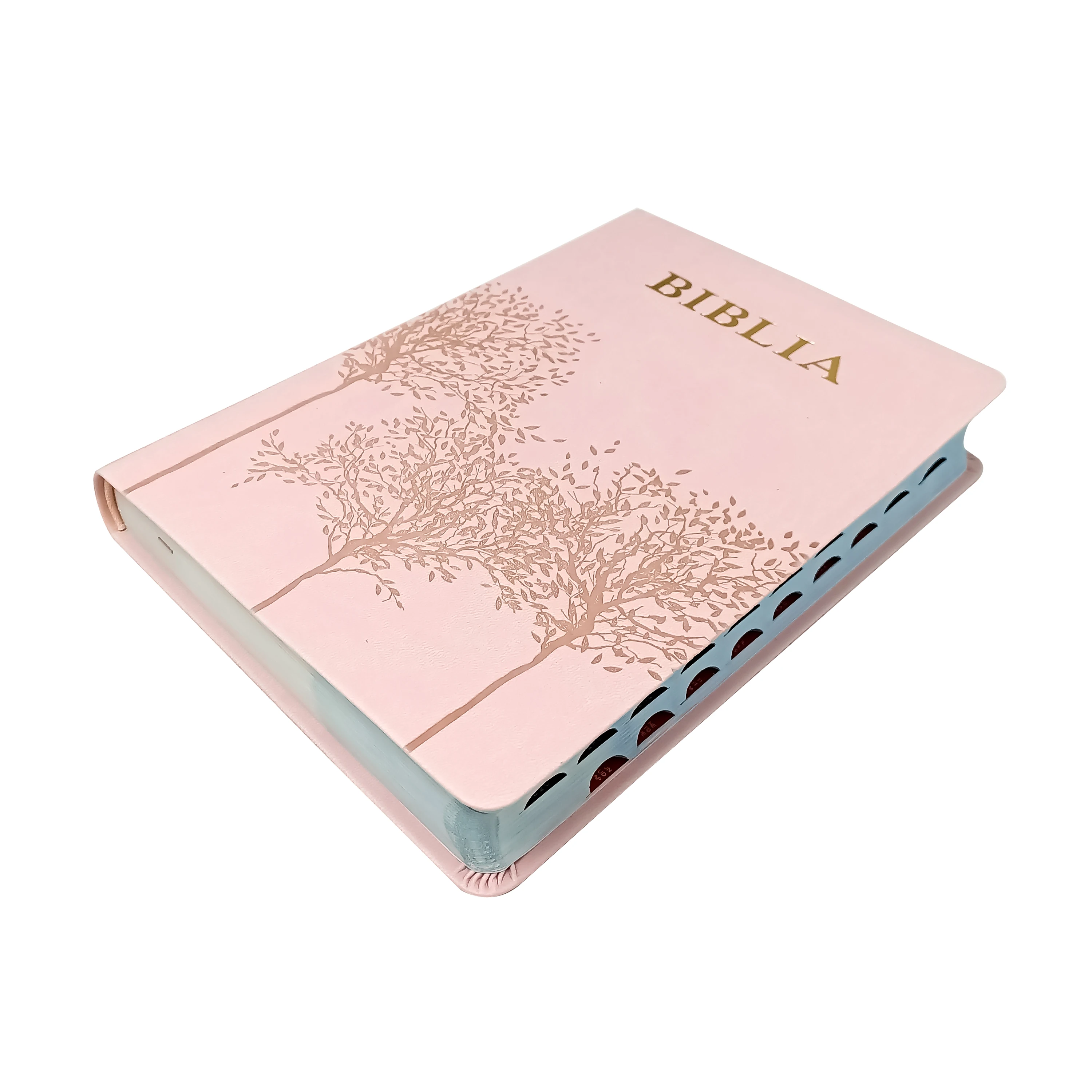 Profesional Manufacturer High Quality Faux  Leather Service Art Offset Hardcover Christian Gifts Custom Book Cover Bible