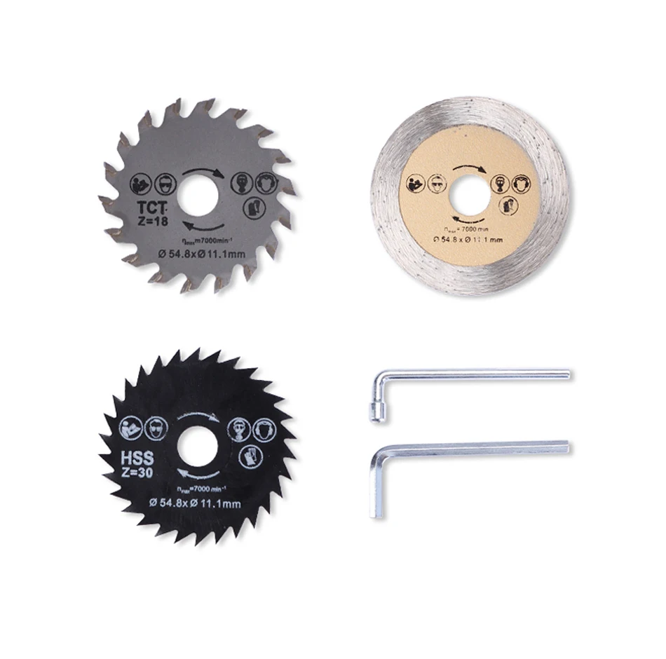 
DIY Multifunctional Electric Saw Power Tools Rotary Tool Circular Saw Blades for wood 400W Attachment Tools Wood Saw Metal Saw 