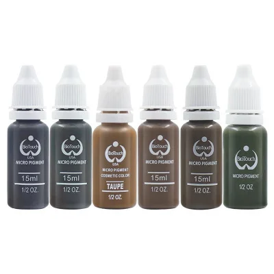 Перманентный тату пигмент и макияж микро чернила цвет
