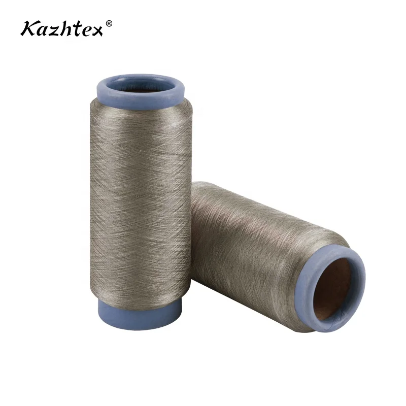 Anti odor silver fiber conductive antibacterial spandex yarn