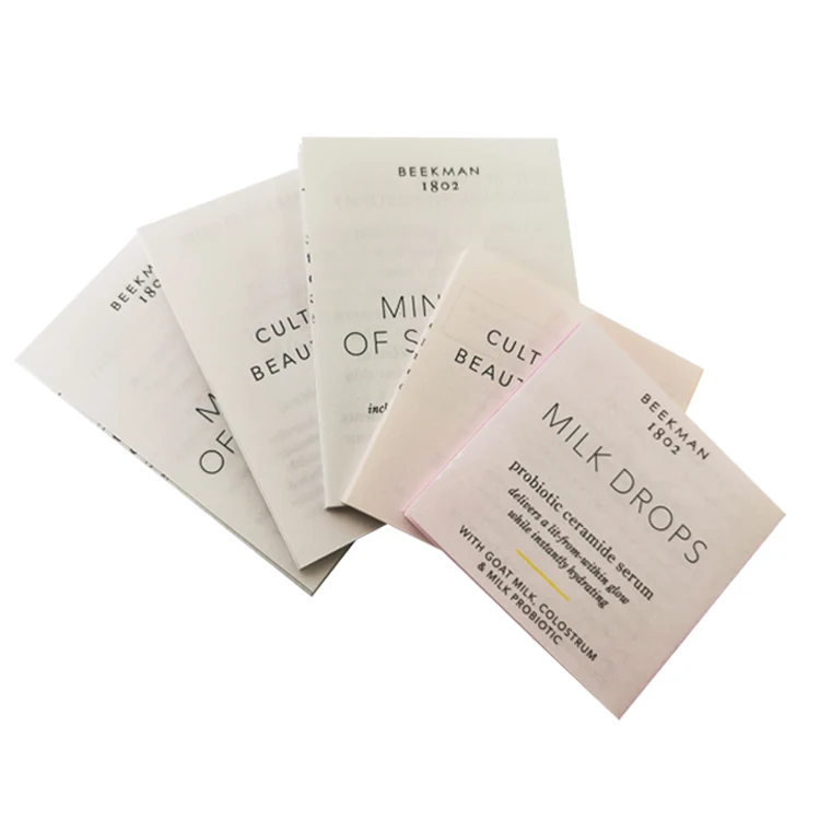 recycle paper folding catalog paper brochure paper leaflet with high quality printing and small size