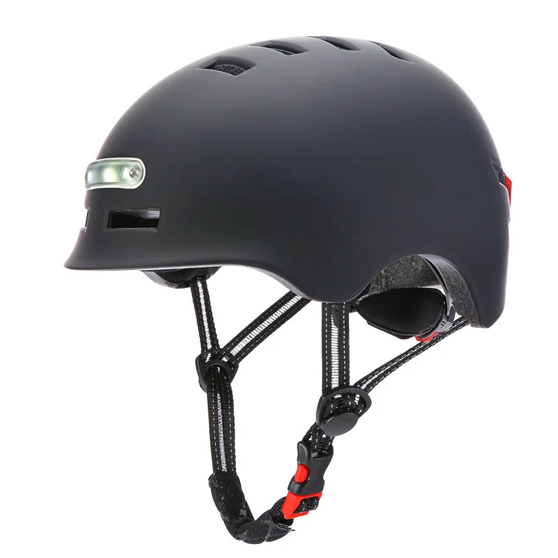 
Illuminated warning for bicycle with light integrated helmet balance bicycle scooter bicycle protective helmet motorcycle helmet 