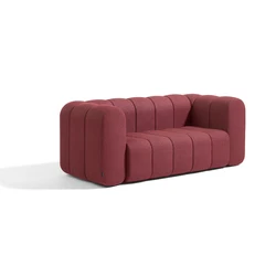 5 Years Warranty European Style  Sectional Three Dimensional Square Vertical Stripes Fabric Furniture Bed Sofa For Home Office