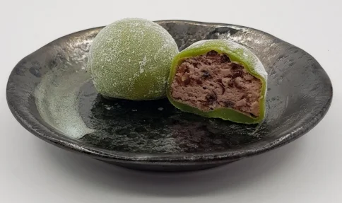 Matcha Red Bean Daifuku Mochi Rice Cake Halal Frozen Dessert Manufacturers in Malaysia