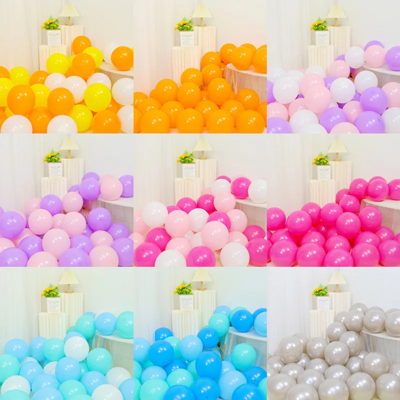 12inch thickened matte balloon Birthday helium gas for balloons Worldwide export balloons pack of 100