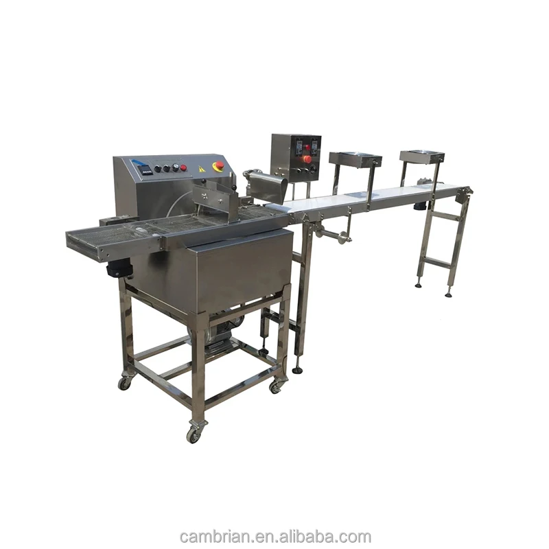 High performance 15kg chocolate enrobing machine chocolate coating machine