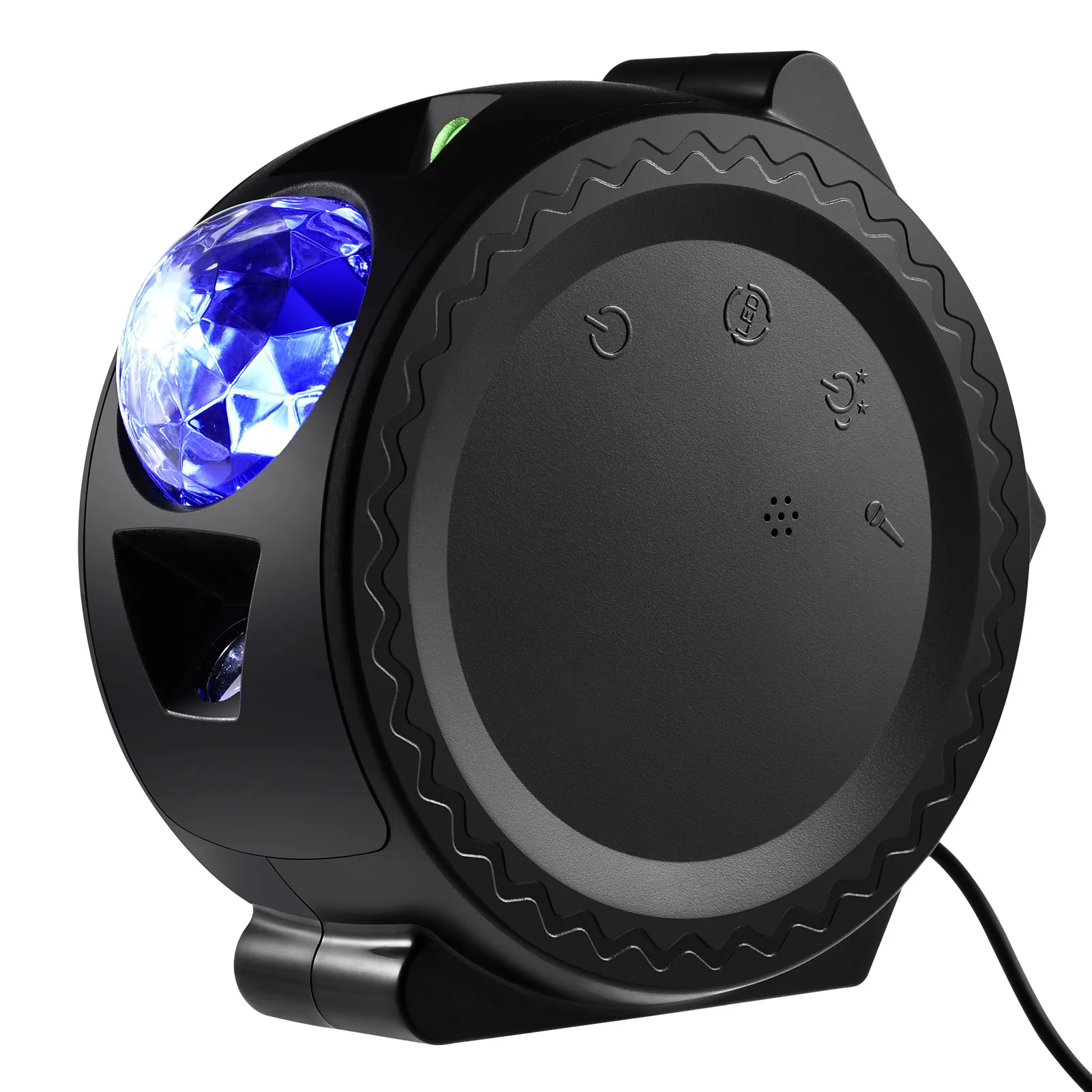 Free Shipping White Starry Sky Laser Projector LED Moon Flashing Galaxy Star Projector Night Light For Kids Baby Christmas Gift