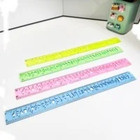 Wholesale cheap 30cm ruler plastic  straight rulers scale ruler set for office school