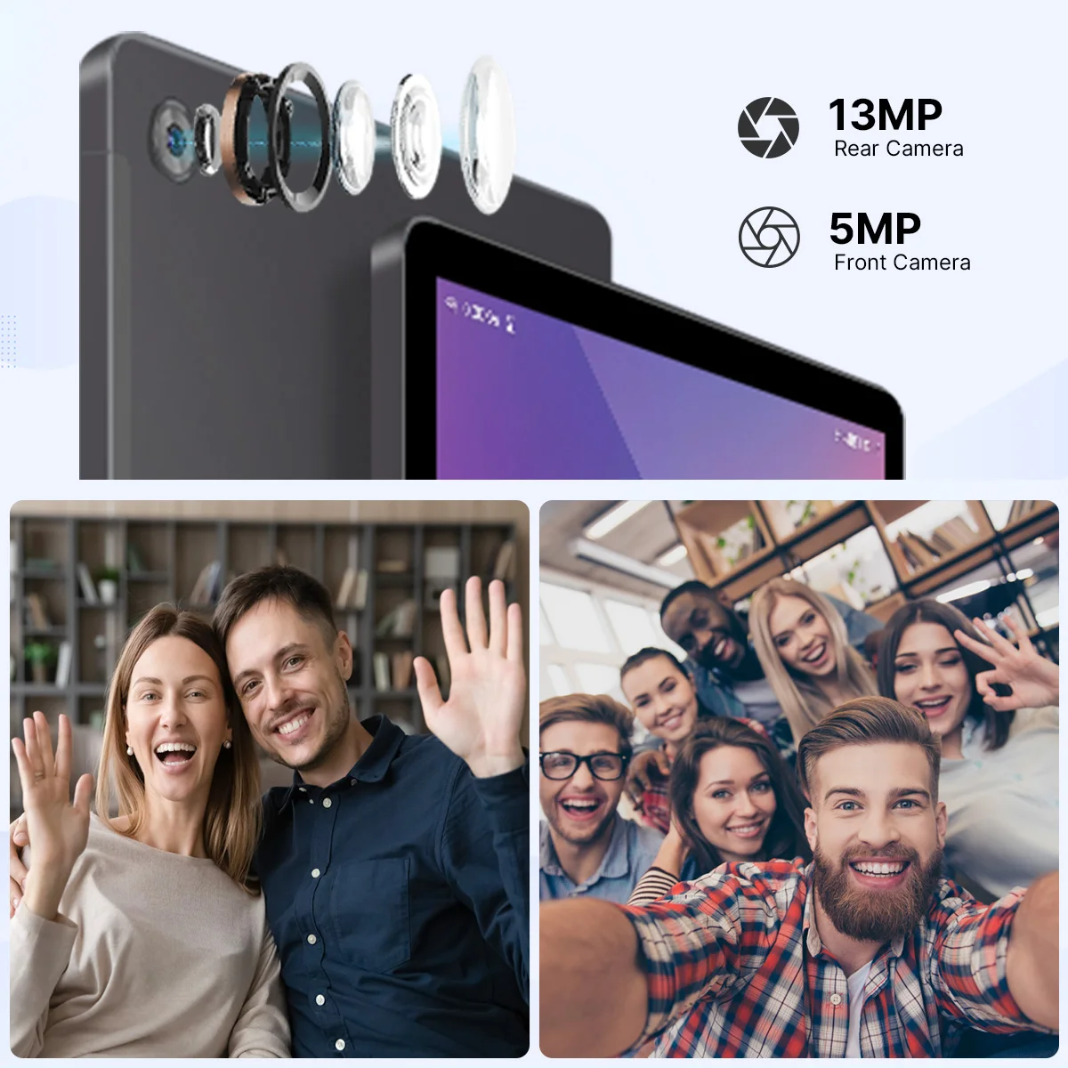 A8(2022) Tablet In-cell Touchscreen Thin Body Metal Original 10.5 Inch 10 Inch Android Tablet Tablet PC Android 12.0 Octa Core