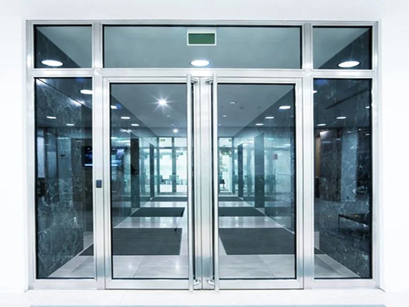 Steel Insulated Parent Door Leaf Security Interior Fireproof Door With Glass