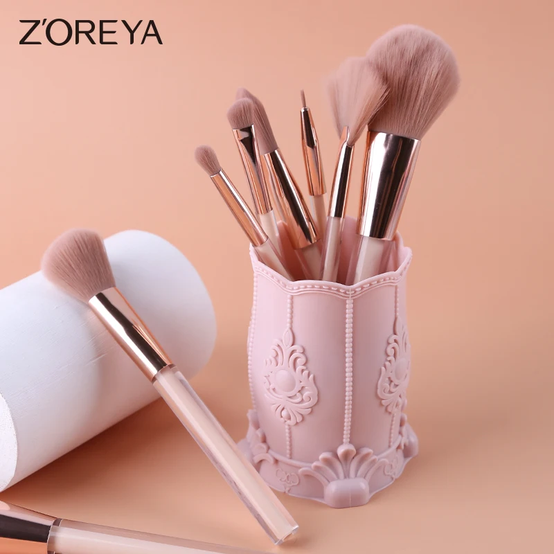  8 шт zoreya bling набор профессиональных кистей для макияжа от частной марки