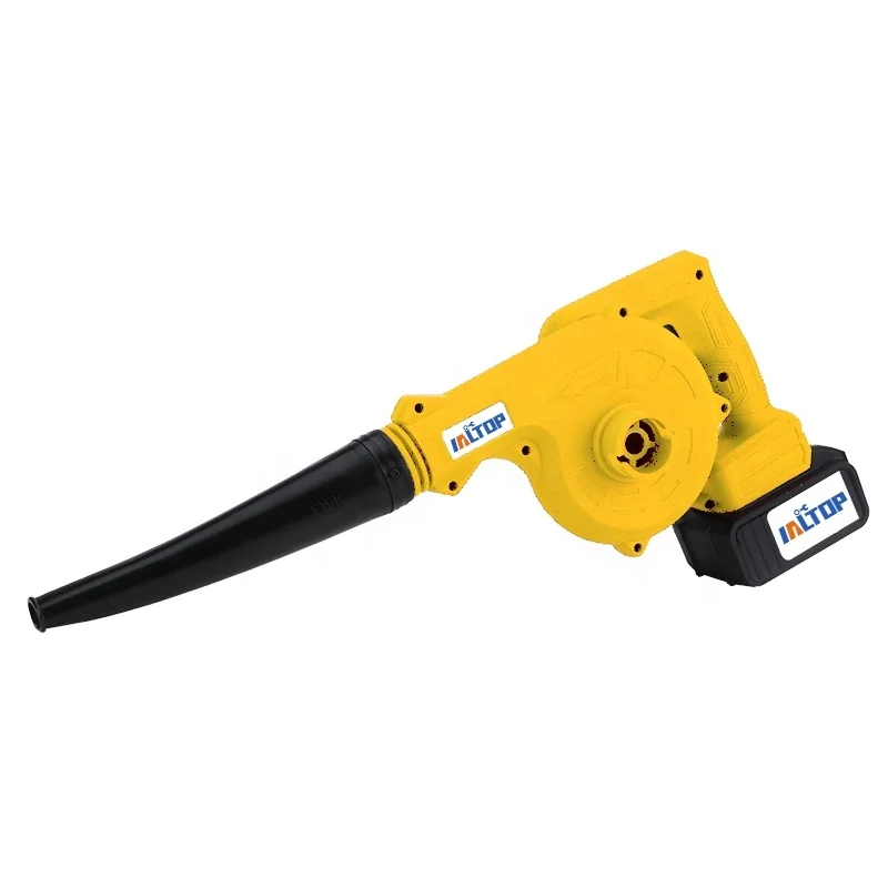21V Brushless Lithium Battery Powered Garden Blower Machine Cordless Rechargeable Blower