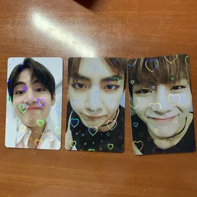 Paper crafts with holographic collection postercard