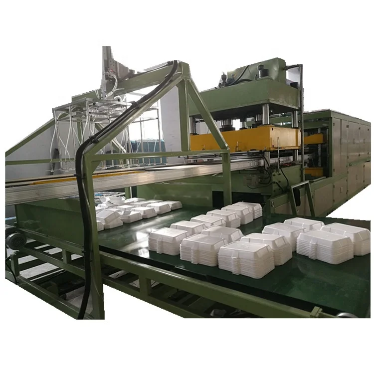 double-screw plastic extruders to making disposable foam plate fast food container box