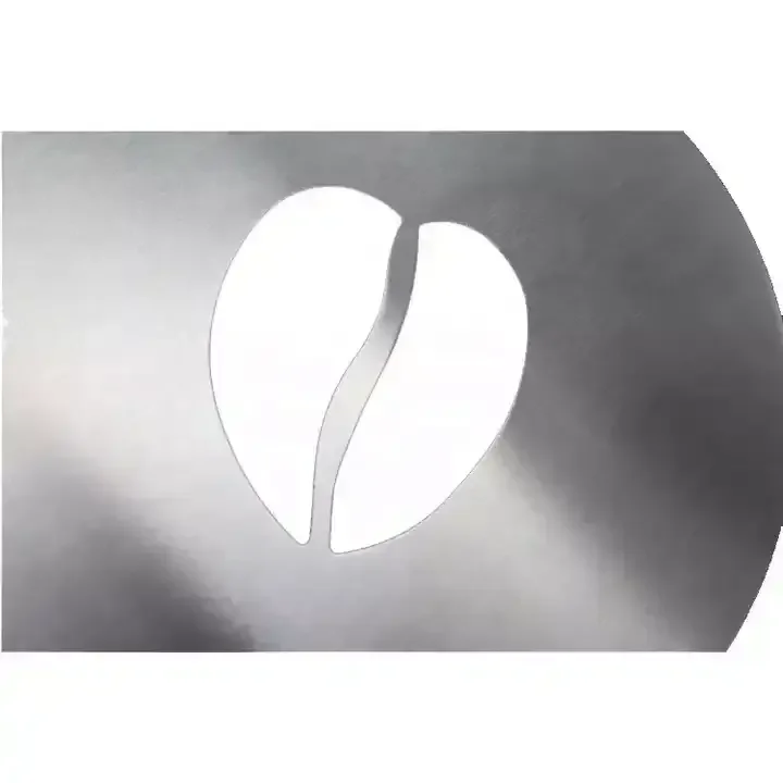 Трафарет для украшения кофе из нержавеющей стали