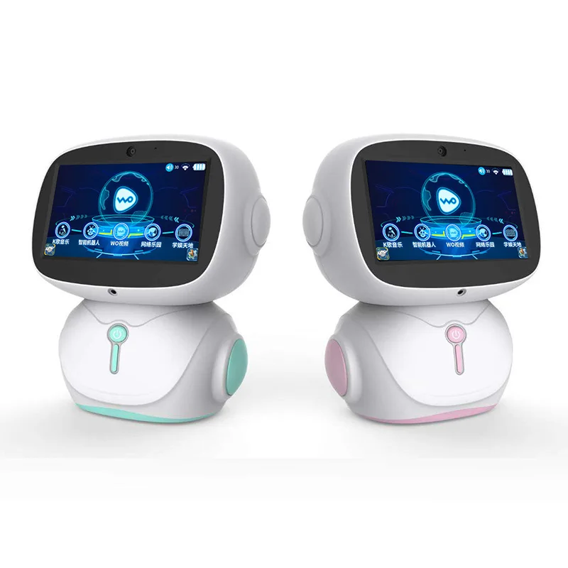 2024 Wholesale price  7 inch electric dance small robotics camera party led 16GB education inteligente toy smart robot