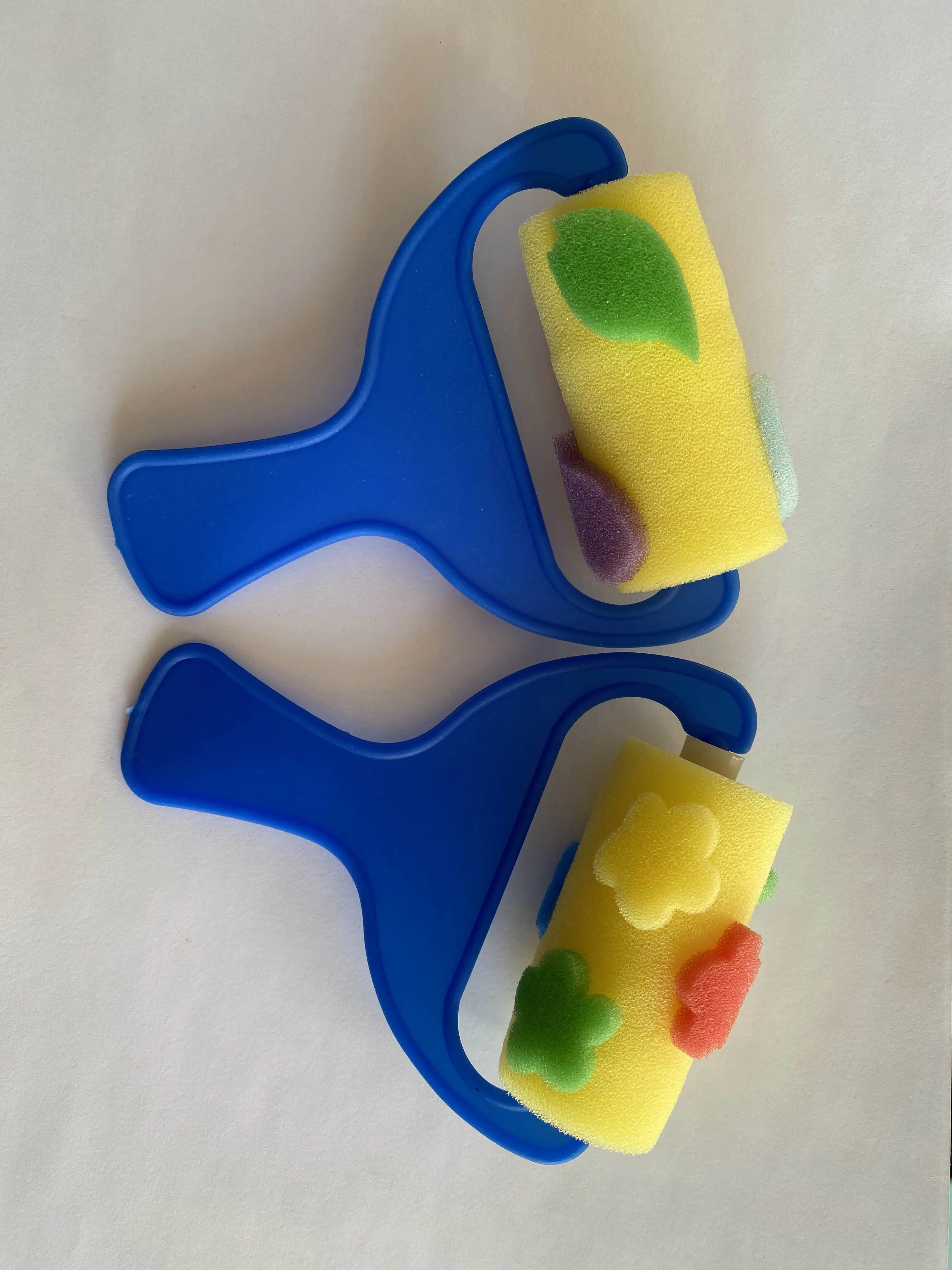 Economical Custom Design Big Slingshot Decal Blue Kids Painting Set Sponge Roller Brush