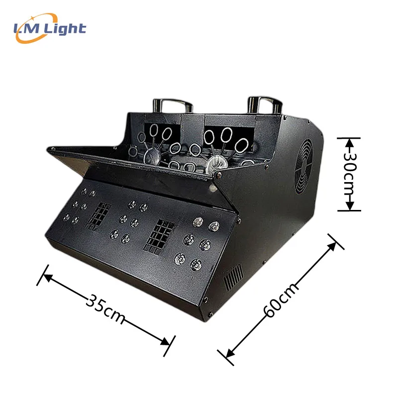 Высокое качество автоматический Dmx 512 Led дым пузырь машина с беспроводным пультом дистанционного управления для вечеринки этапа концерта туман