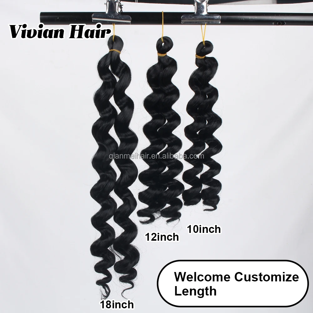 10in spiral curl French loose wave curly Crochet Braid Hair Wand curlys a crochet