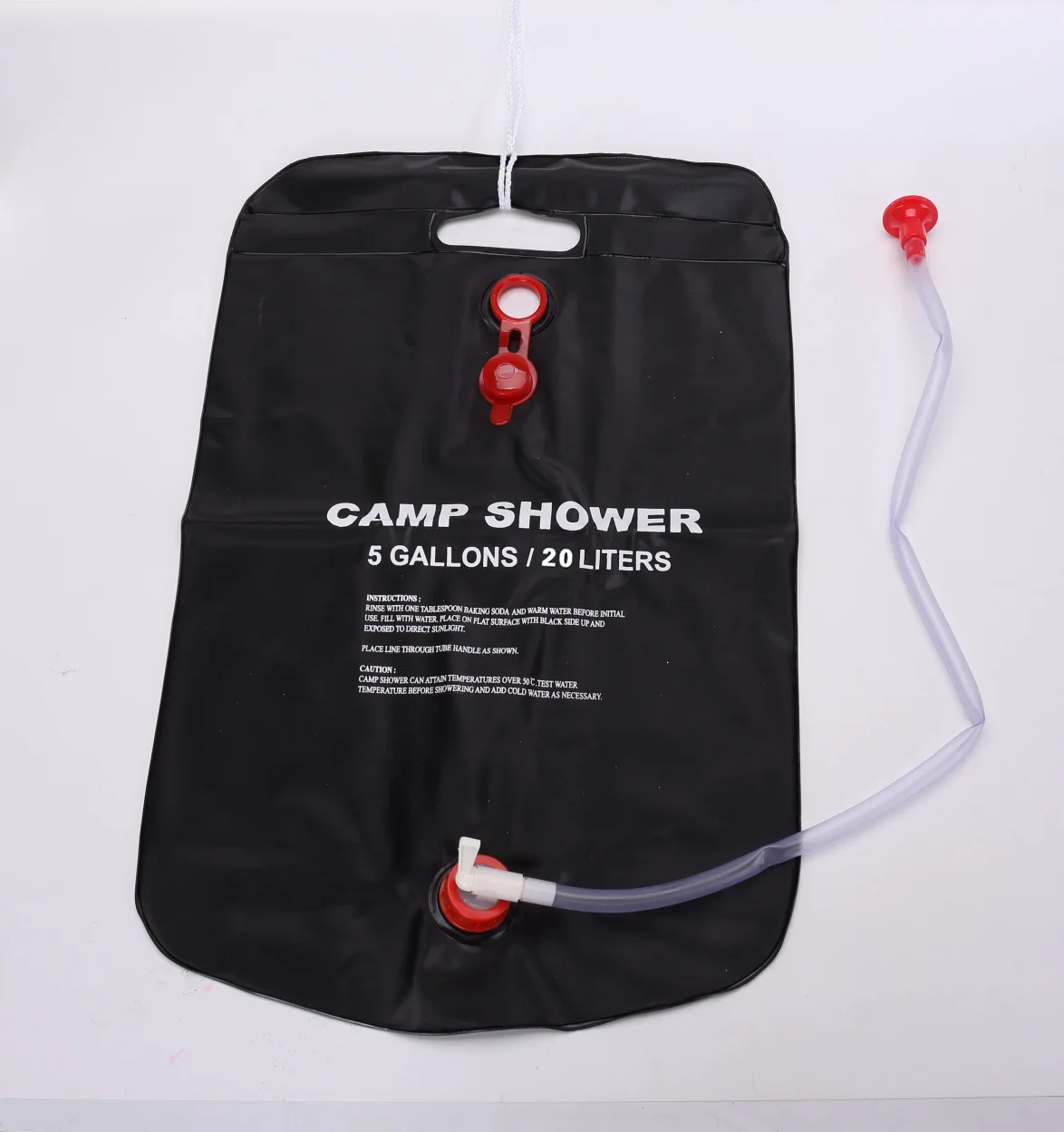 OEM/ODM custom logo foldable shower bag outdoor camping 20 litre camping shower bag for men women