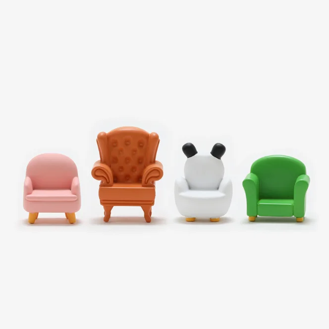 Wholesale simulation sofa resin refrigerator stick creative magnet magnetic stick three-dimensional lovely magnetic stick