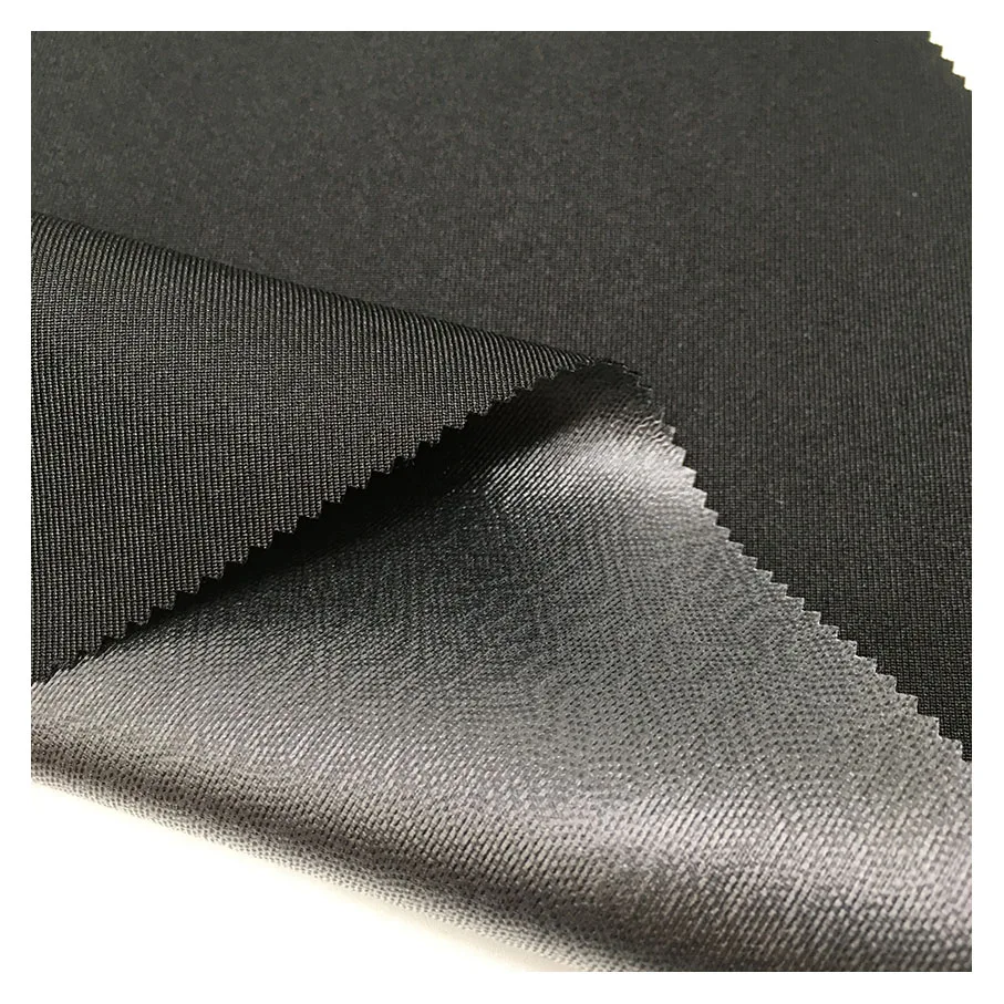 high quality custom 100% polyester woven waterproof TPU laminated 150D gabardine 2/2 twill fabric for jacket/windcoat/bag