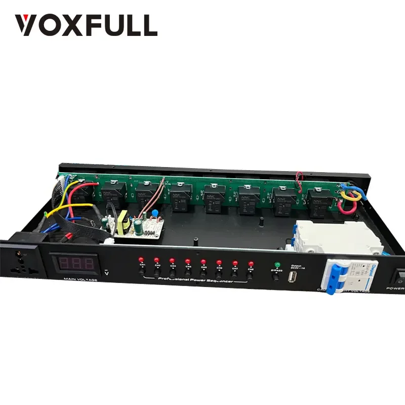 Voxfull CX1-C Professional Amplifiers Audio Sound Digital Power Amplifier Home Amplifiers 8+1ch