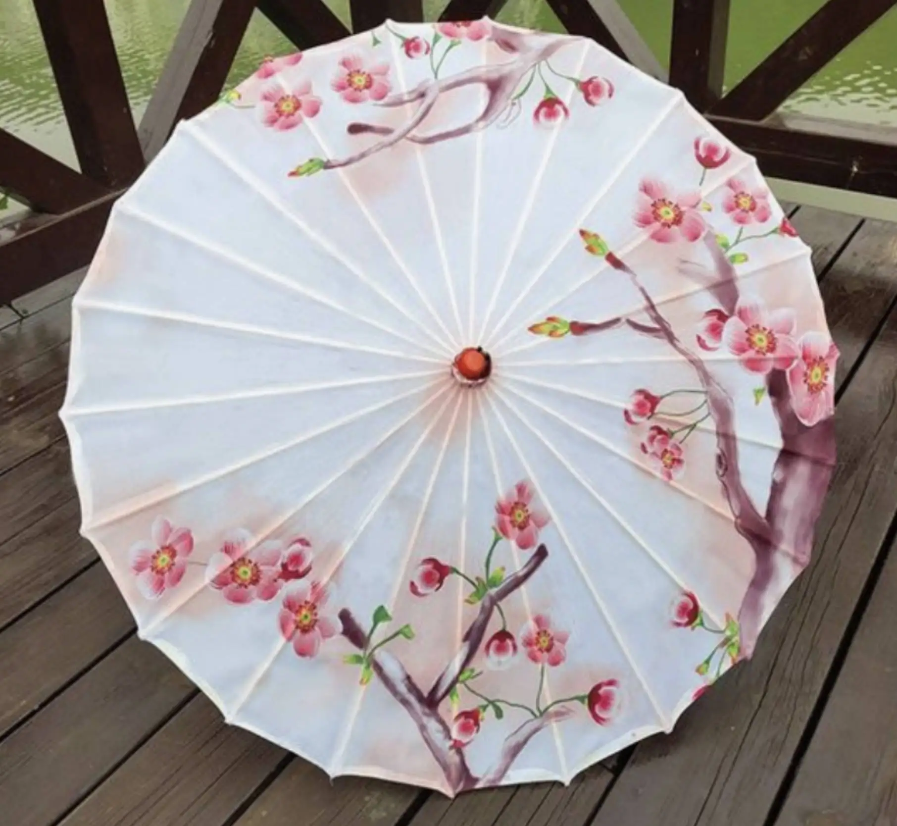 White paper umbrella wedding deco umbrella chinese oil paper umbrella