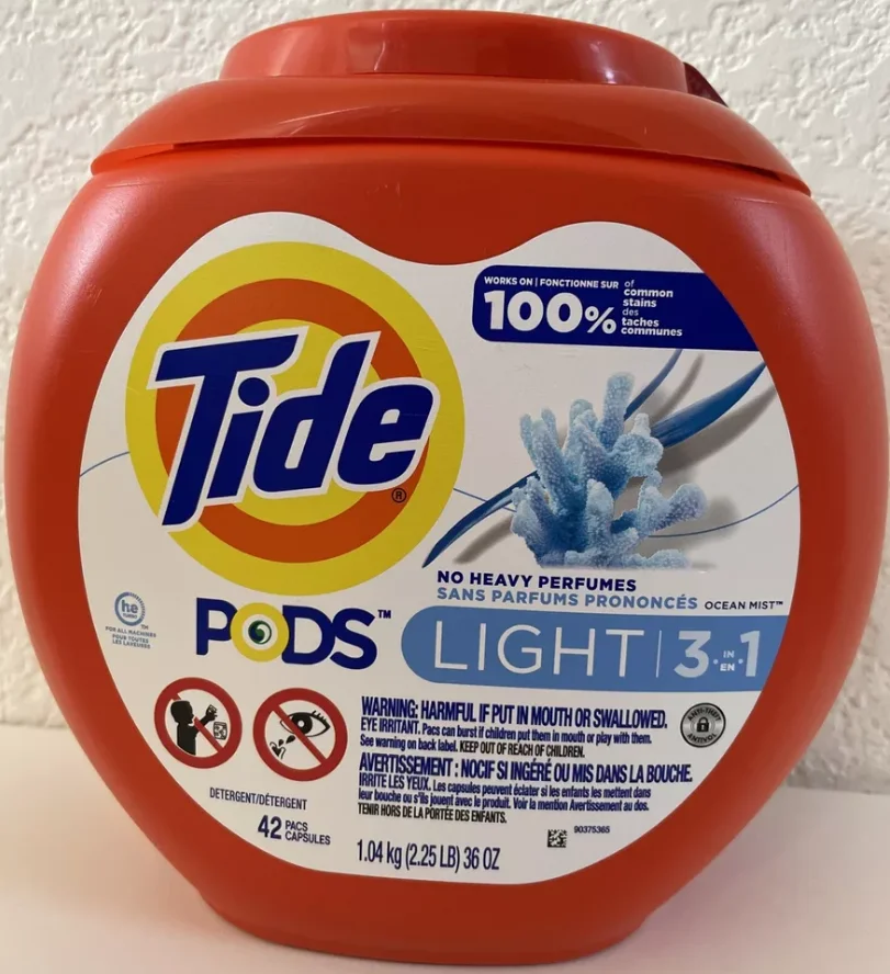 Tide PODS Liquid Detergent Pacs, 4-in-1 Ultra Oxi Tide Simply PODS Oxi + Ultra Stain Release Refreshing Breeze