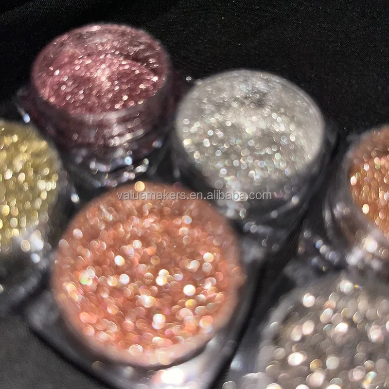 Fairy Bling Pearl Diamond Metallic Pigments Nail Face Glitter Cosmetic Shimmer Powder Glitter Pigment Eyeshadow Loose Powder