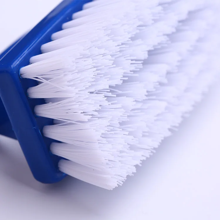 Wholesale Factory Household Heavy Duty Iron Shaped Plastic Holder Wirehaire Nylon Cleaning Brush For Washing Clothes Shoes Floor