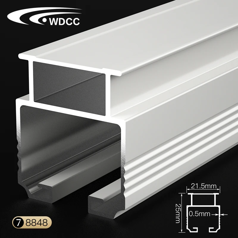 New Arrival Cheap Price Wholesale Quantity Ceiling Mounted Curtain Rails Heavy Duty Curtain Track Rail for Project