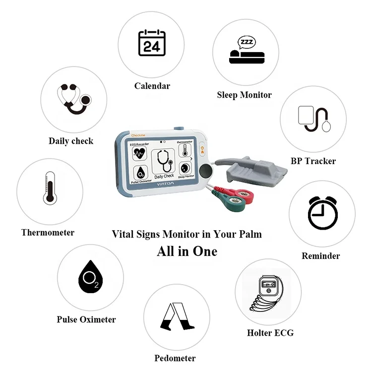  Электрокардиограф Viatom Checkme Pro Doctor Home Health Self Test ECG