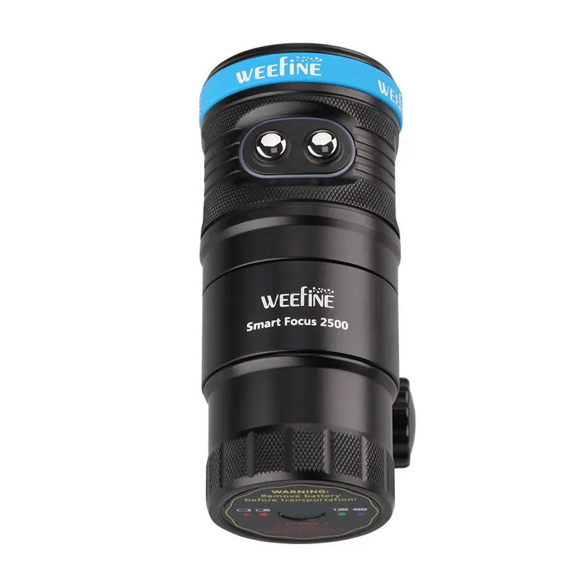 WEEFINE WF078 умный фокус 2500 видео свет Светодиодная лампа для погружения люмен оборудование подводной фотографии подводного плавания