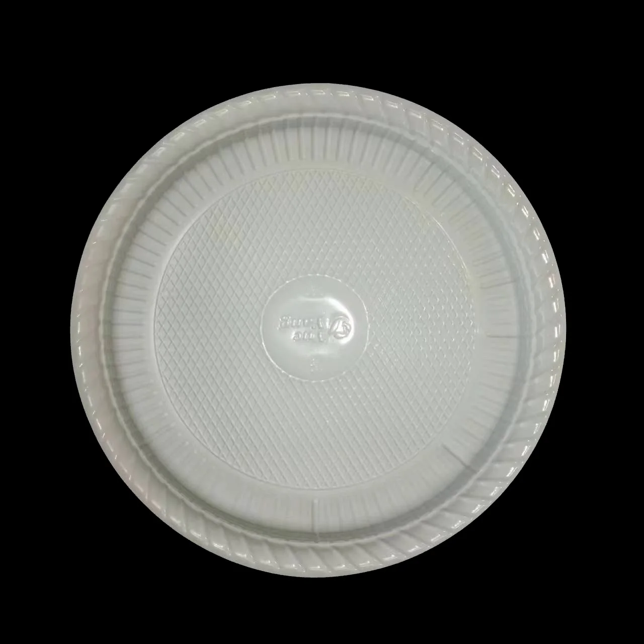 2024 biodegradable bowl plate spoon tableware round plastic plates