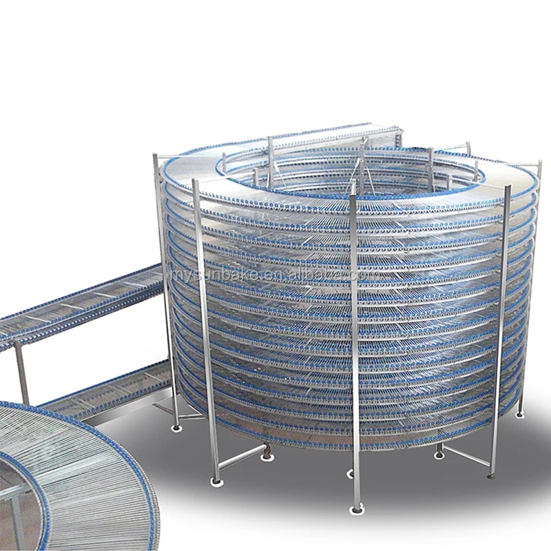 
bakery spiral cooling tower bakery equipment prices bakery machine and conveyor band systems 