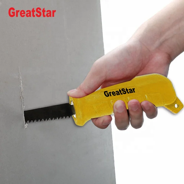 6-inch/152mm Wallboard Saw / Jab Saw With Comfortable Handle Perfect For Drywall, Wood Or Plastic Cutting