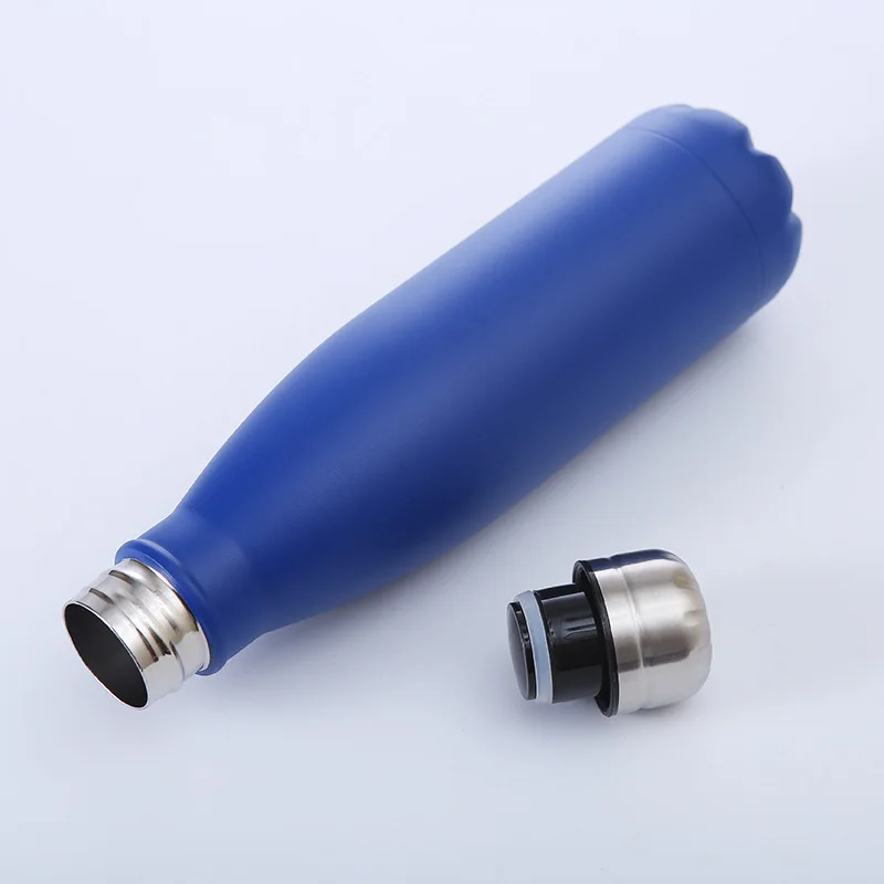 750ml Double Wall Thermal Vacuum Flasks Stainless Steel Leak Proof Water Bottles Cola Shaped Insulated Portable Sports Tumbler