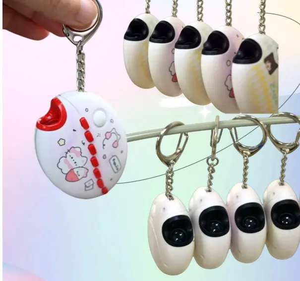 Custom Programmable 6 Buttons Sound Keychain Pre-recorded Audio Voice For Promotional Gift with projector