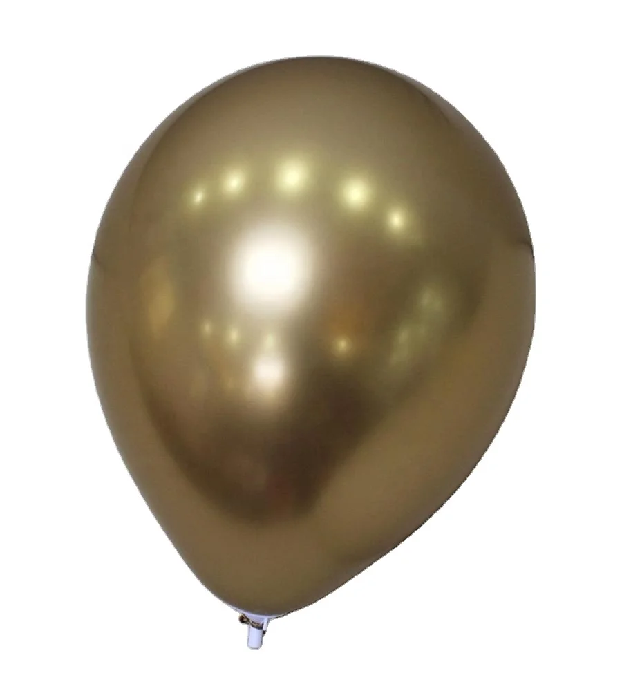 Factory wholesale 12inch 2.8g High Quality Latex Metallic balloon/ Chrome balloons