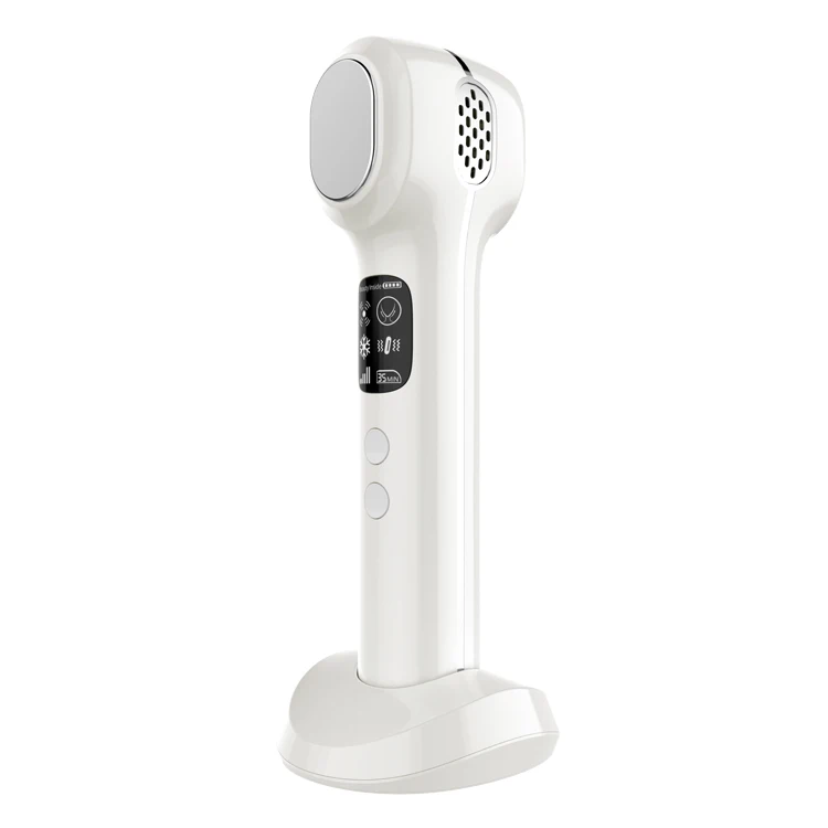 High frequency vibration skin care beauty salon grade with cooling skin tightening beauty device