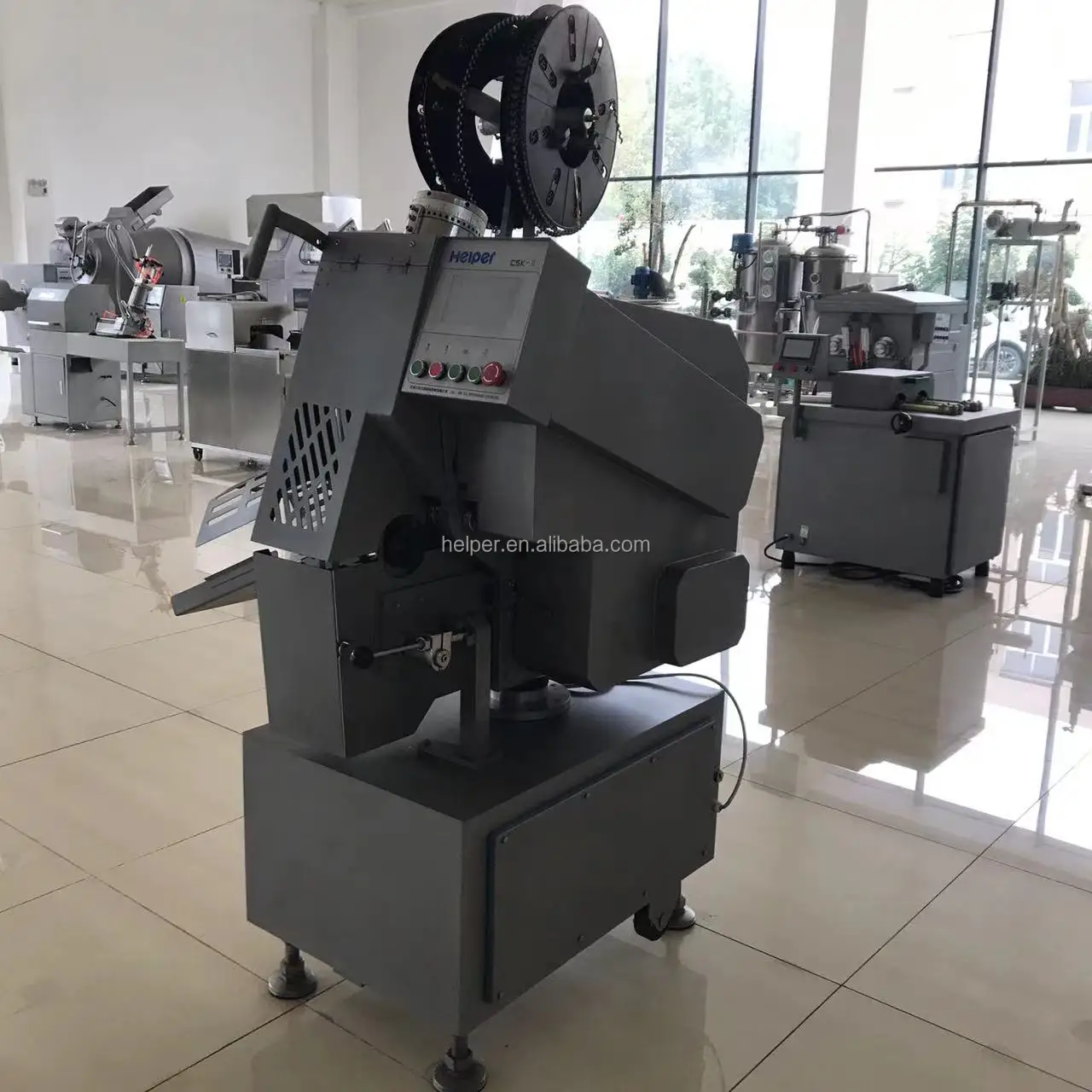 Automatic sausage clipper machine sausage double clipper clipping machine