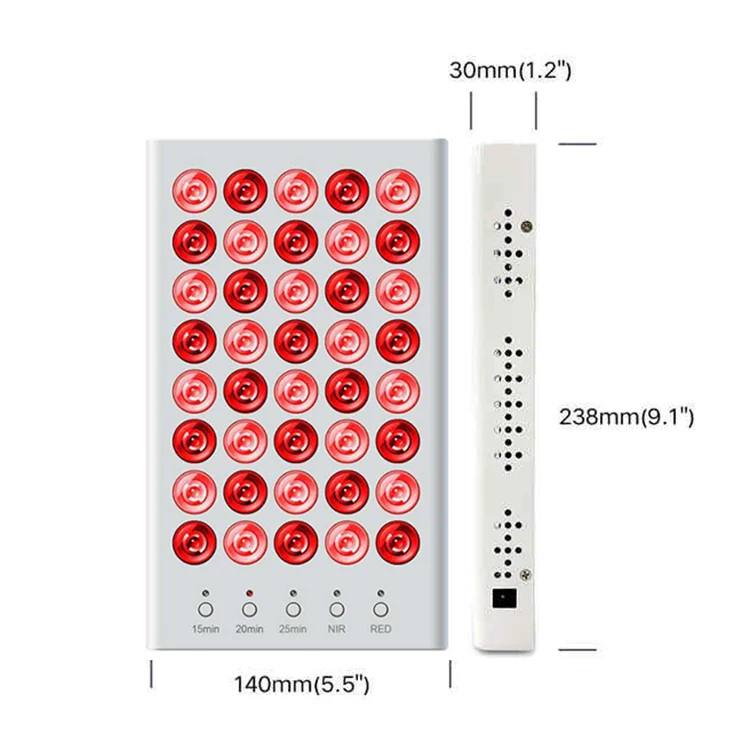 Near Infrared Red Light Therapy Panel Dual Chip 660Nm 850Nm Red Light Therapy Device For Face Beauty Full Body Muscle Recovery