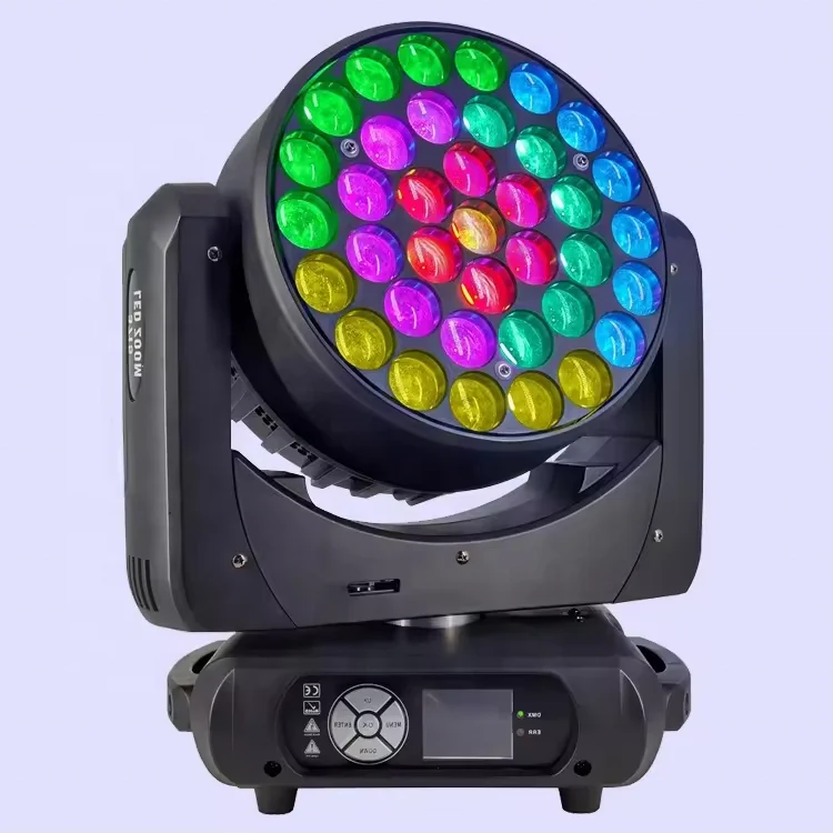 37pcs 15W Zoom Wash Moving Head Stage Lights Dj Disco Stage Party Lights Lighting Equipment Professional